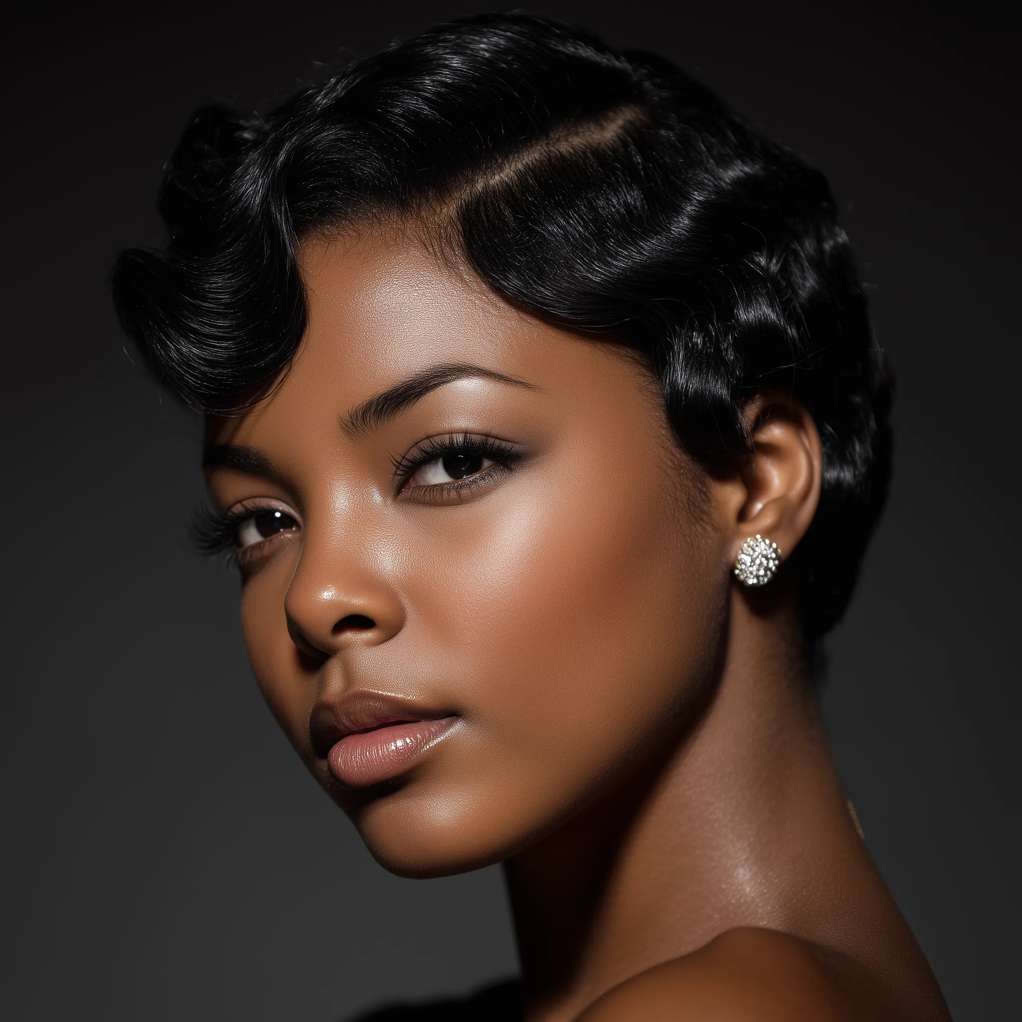 Elegant finger waves